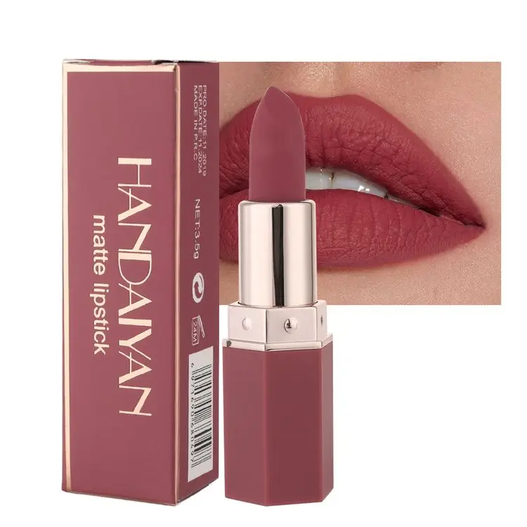 Handaiyan 6 Colors Simple Smooth Liquid Lipstick Velvet Matte Makeup