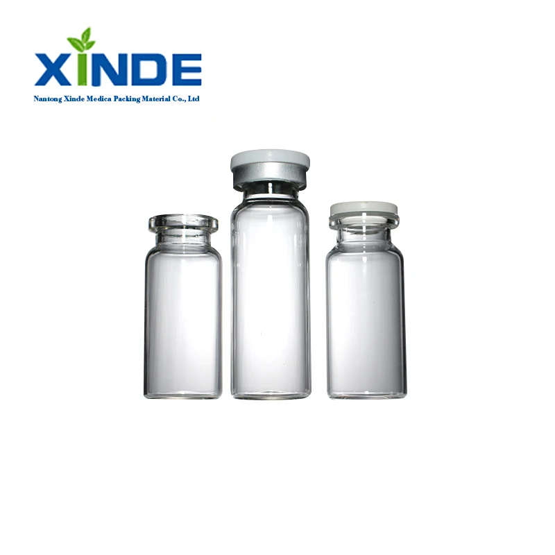 5ml Clear Glass Vial with Screw Cap for Laboratory Use