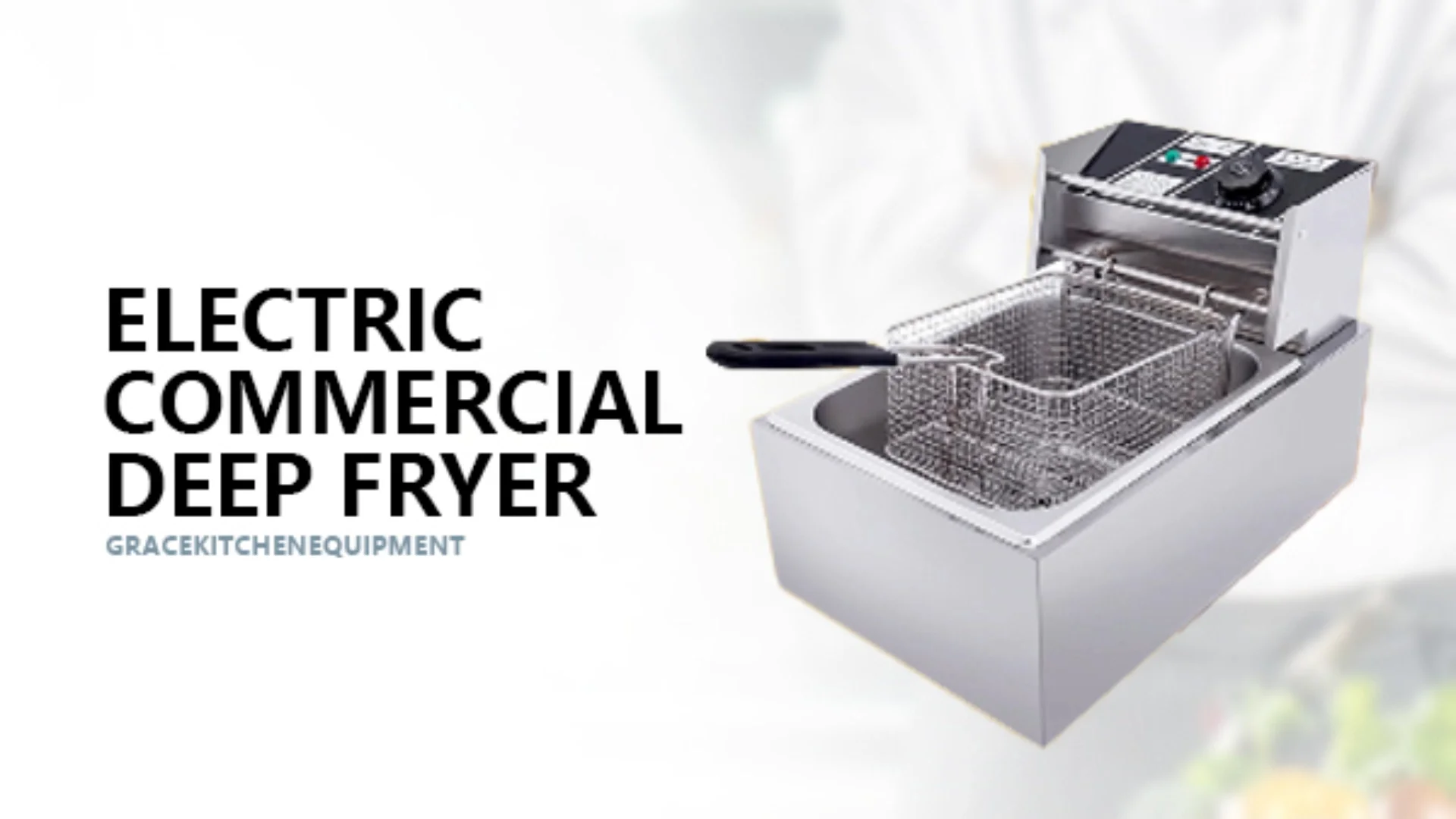 Grace Commercial Fried Chicken Doughnuts 12l 1 Tank Fryer Table Top