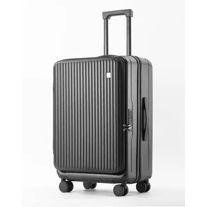 Design 2026 New  Wholesale Custom Large Travel Luggage Set PC Trolley Case  Unisex Suitcase Multiple Colors Available