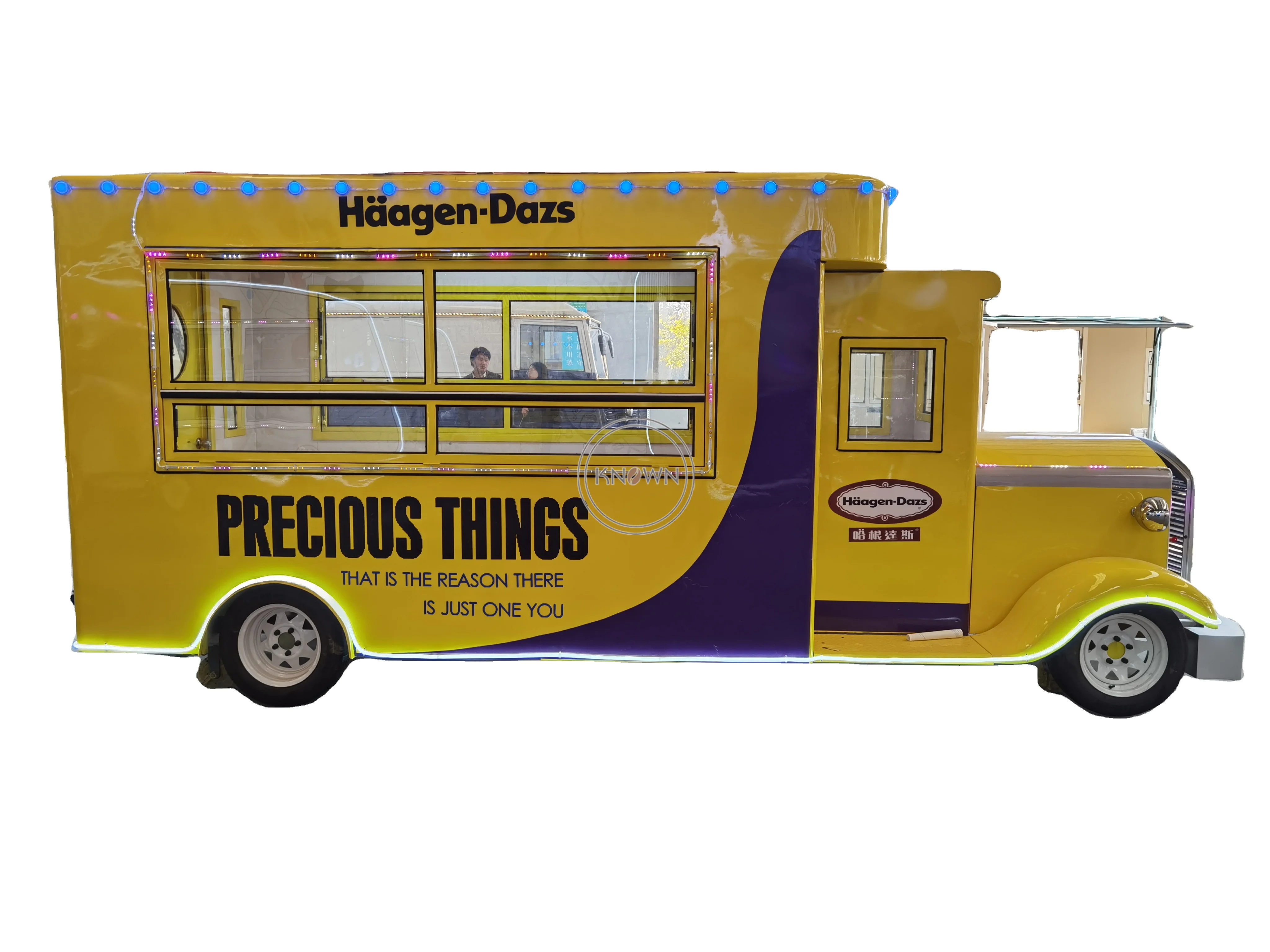 Электрическая тележка для продажи еды на заказ от производителя Мобильная торговые тележки мороженого