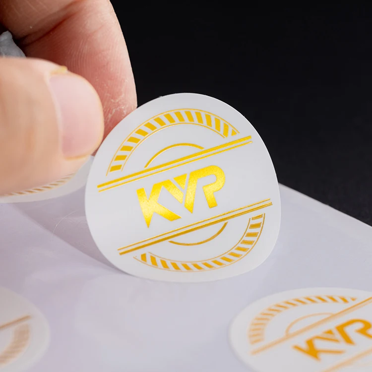product custom design luxury gold foil embossed waterproof sticker sheet wholesale label stickers-5