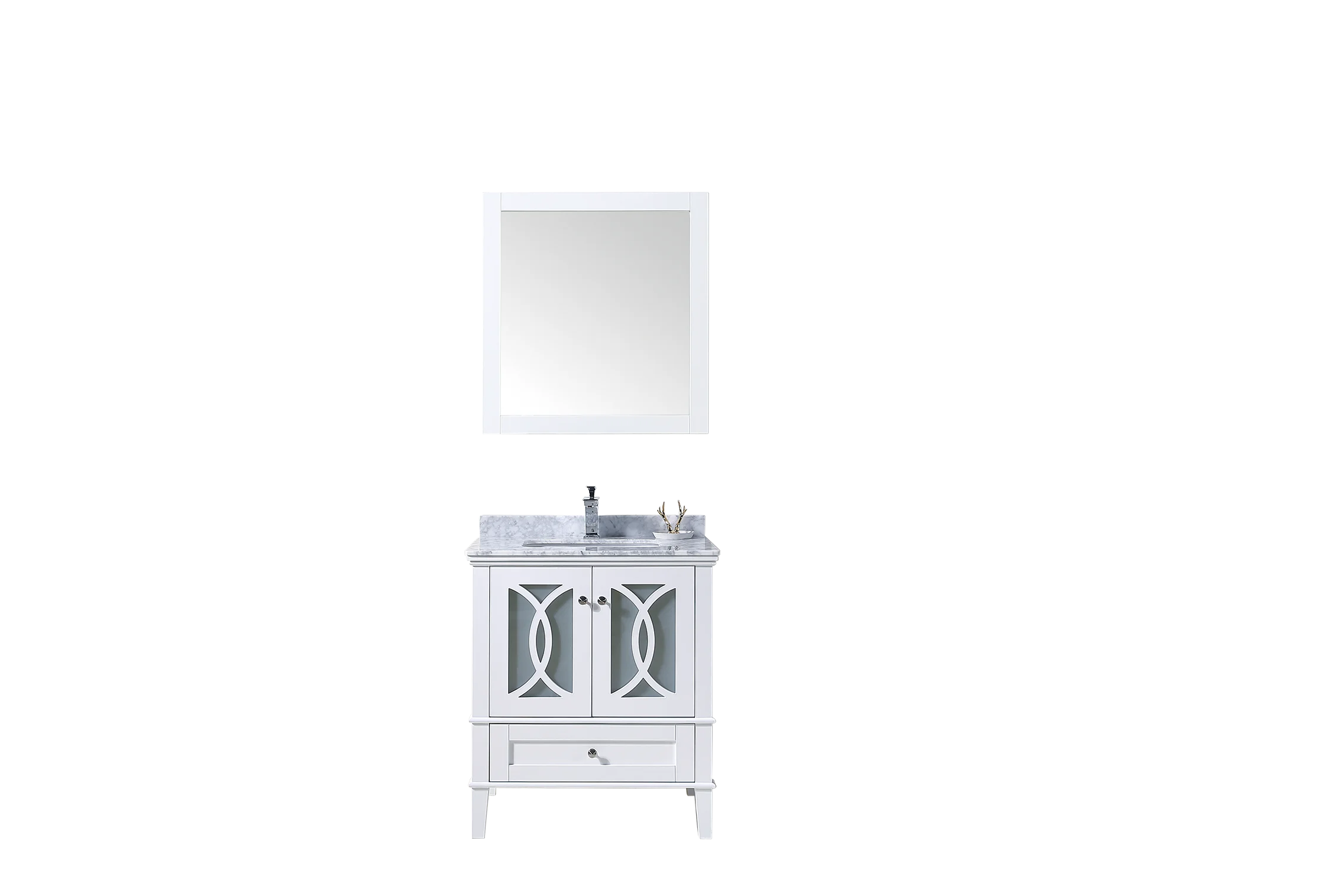 Современная Классическая прямоугольная мебель для ванной комнаты из МДФ с зеркальным аксессуаром домашний Графический дизайн