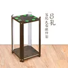Square 8-hole floor-standing pole stand
