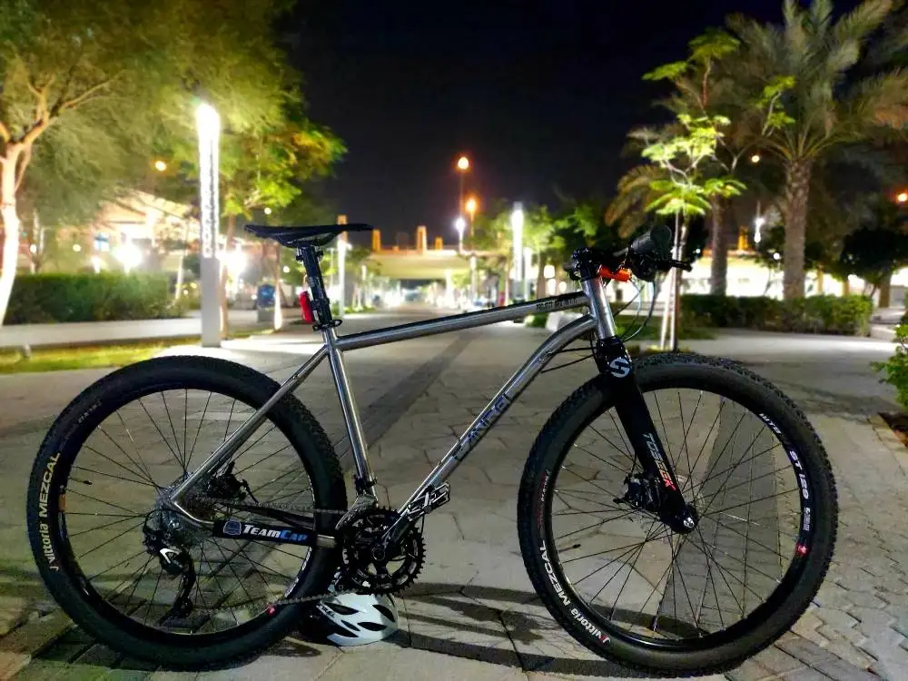 Customized Titanium Alloy 29 Inch MTB Bike Frame With Bb68 Thread  for Road Bicycle