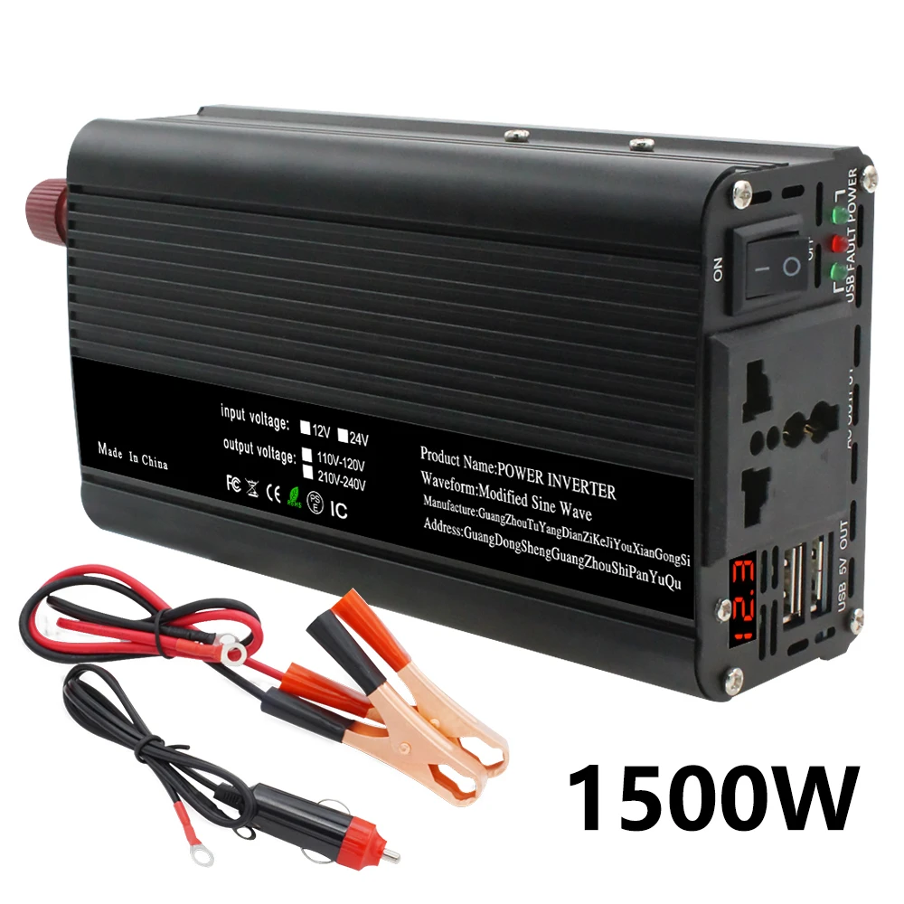 Control 500w 1.5kw Volt 12v To 110v Vit0 Power Inverter - Buy Inverter ...