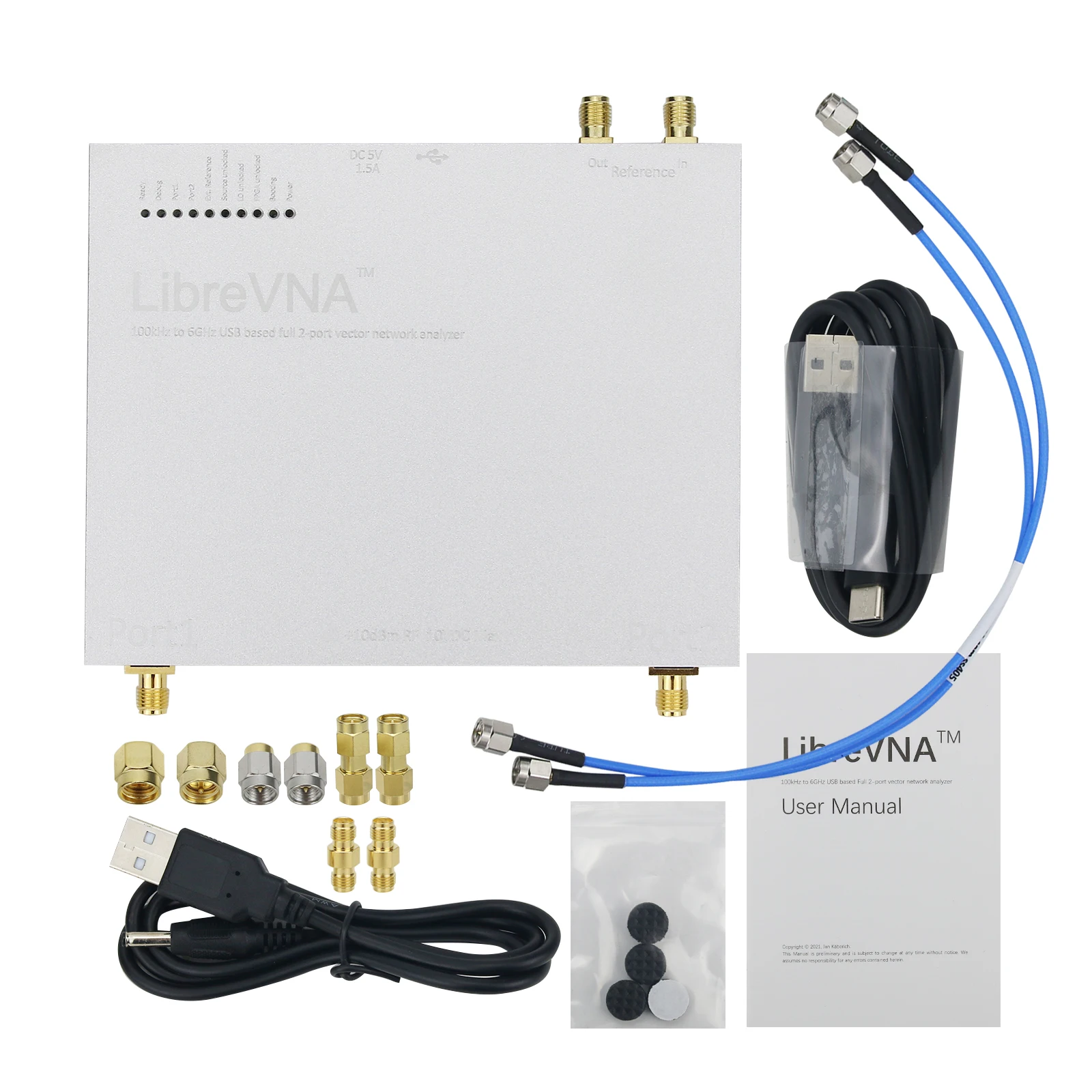 Antenna Analyzer 100KHz To 6GHz USB Based Full 2-Port Vector Network Analyzer for Radios FPV drone parts details