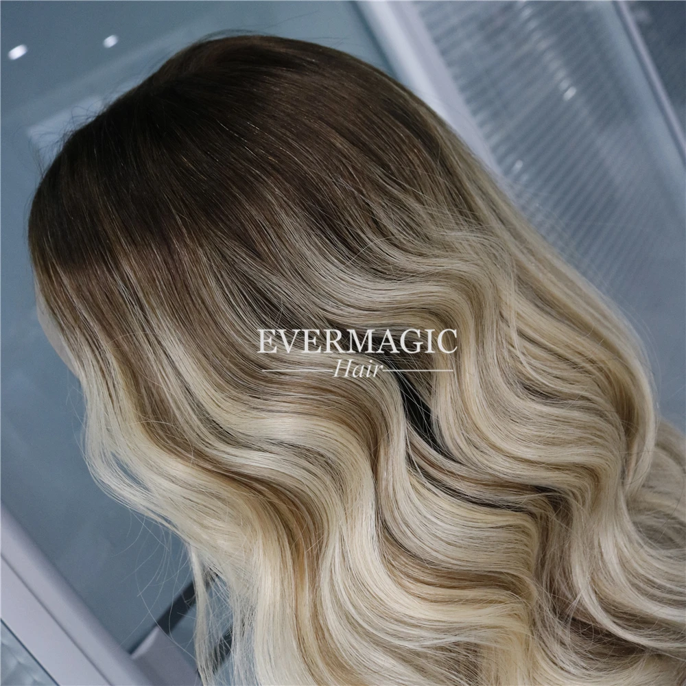 ash blonde full lace wig