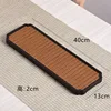 Mat-patterned plate - rectangular - 40*13*1.7