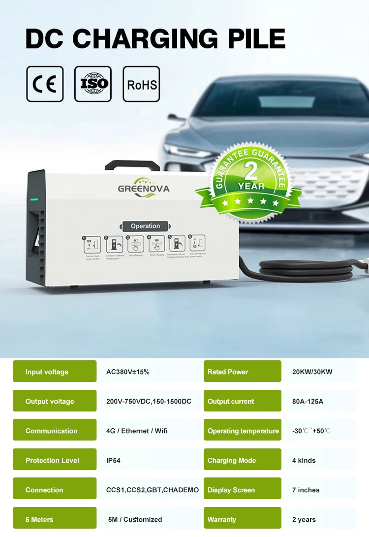 Portable Ev Car Charger 30kw Lithium Battery Charger Battery Pack Fast Electric Vehicle Quick