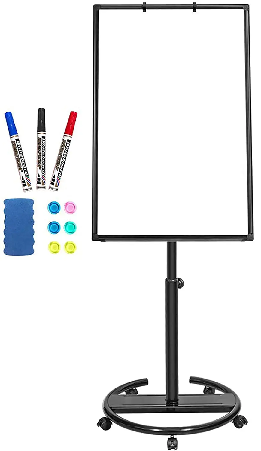 Vcw Foldable Movable 70x100 Flip Chart Paper Board Aluminum Whiteboard