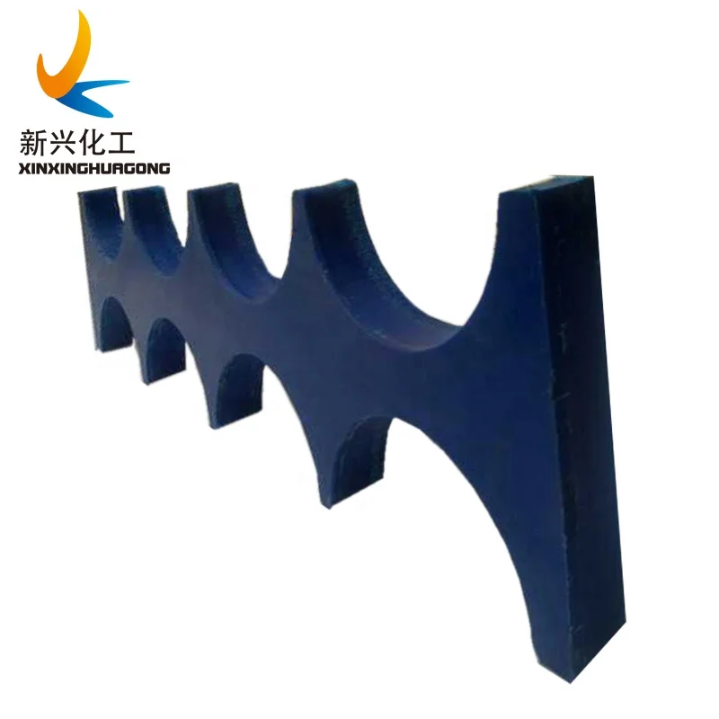 Custom PE Tube Spacers for Tubing / CNC  Plastic Pipe Spacers / HDPE Block Spacer Duct Bank Spacers for Pipe