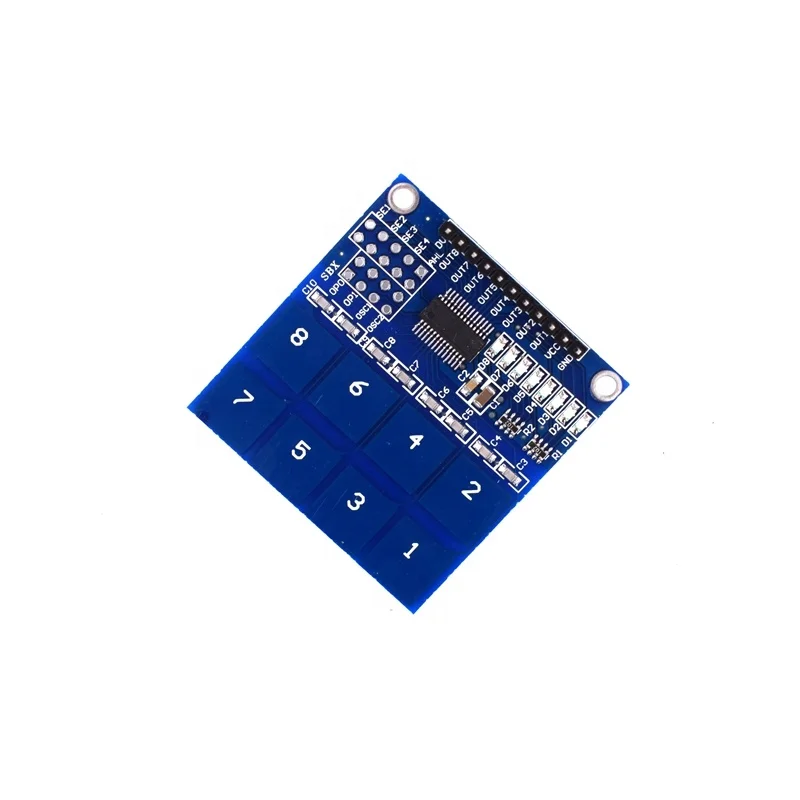 HW-137 TTP226 8-канальный емкостный сенсорный выключатель ключ переключатель модуль цифровой сенсорный модуль датчика