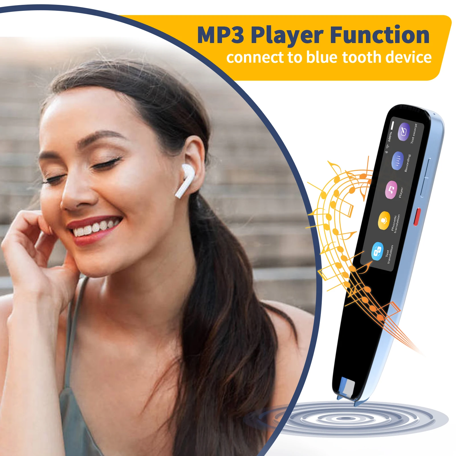 Newyes Oem Portable Book Scanner Multi Languages Translator Smart Voice