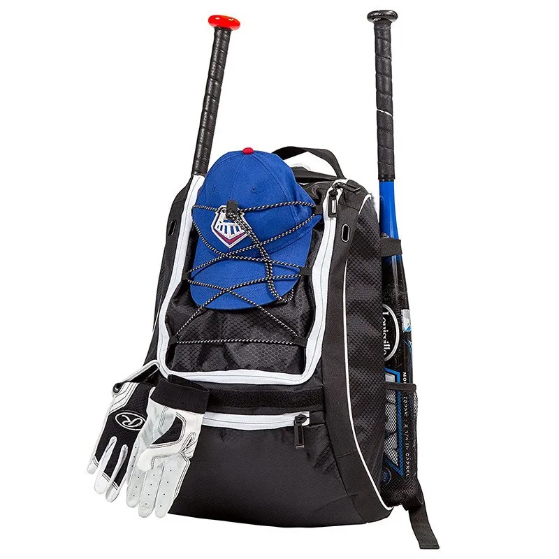 Бейсбольный рюкзак с логотипом на заказ водонепроницаемая сумка для хоккейного снаряжения молодежи и взрослых Сумка Для Софтбола бейсбольной биты