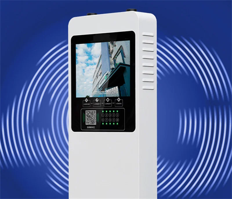 Wholesale Commercial Outdoor Public IP54 Waterproof Charging Piles E  Bicycle Scooter Ebike Charging Station with LED Screen