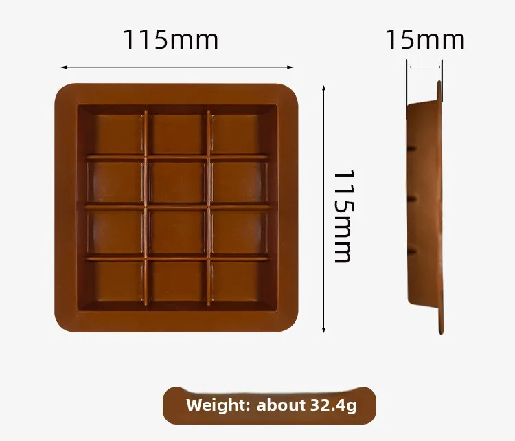 DIY Cake Baking Tool Rectangular Silicone Baking Mold for Chocolate Making Essential Cake Tools details