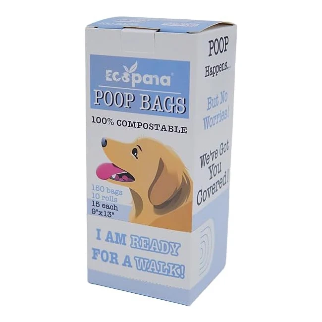 custom certified zero waste compostable cornstarch dog poop bags biodegradable on roll wholesale