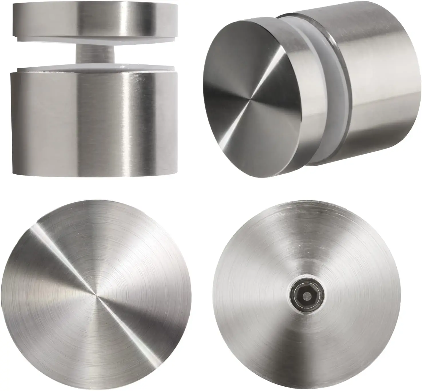 Glass Railing Standoff For Balcony Stair Railing Matte Black Railing