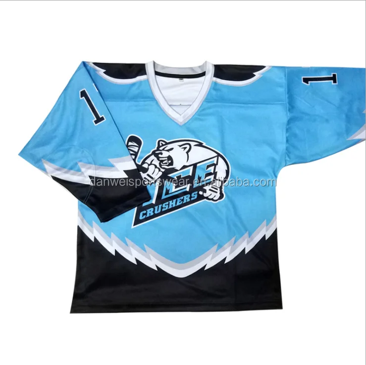 New Fashion Hockey Jersey Custom Name Team Logo Number Black V Neck Long  Sleeve 3D Printing Harajuku Casual Fun Sweatshirt - AliExpress