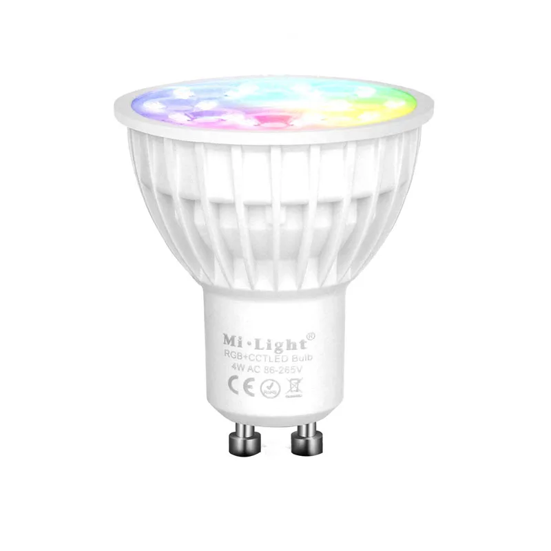 Remote ~ 16 Million Colours iOS LED GU10 RGBW CCT Spotlight Bulb Android 