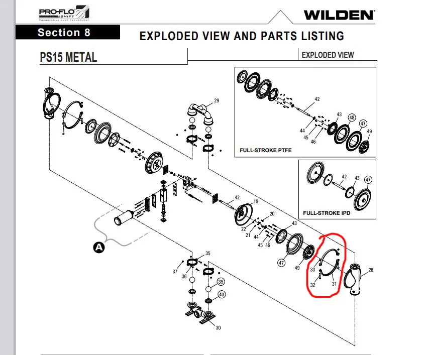 CF15-7300-08 Clamp details