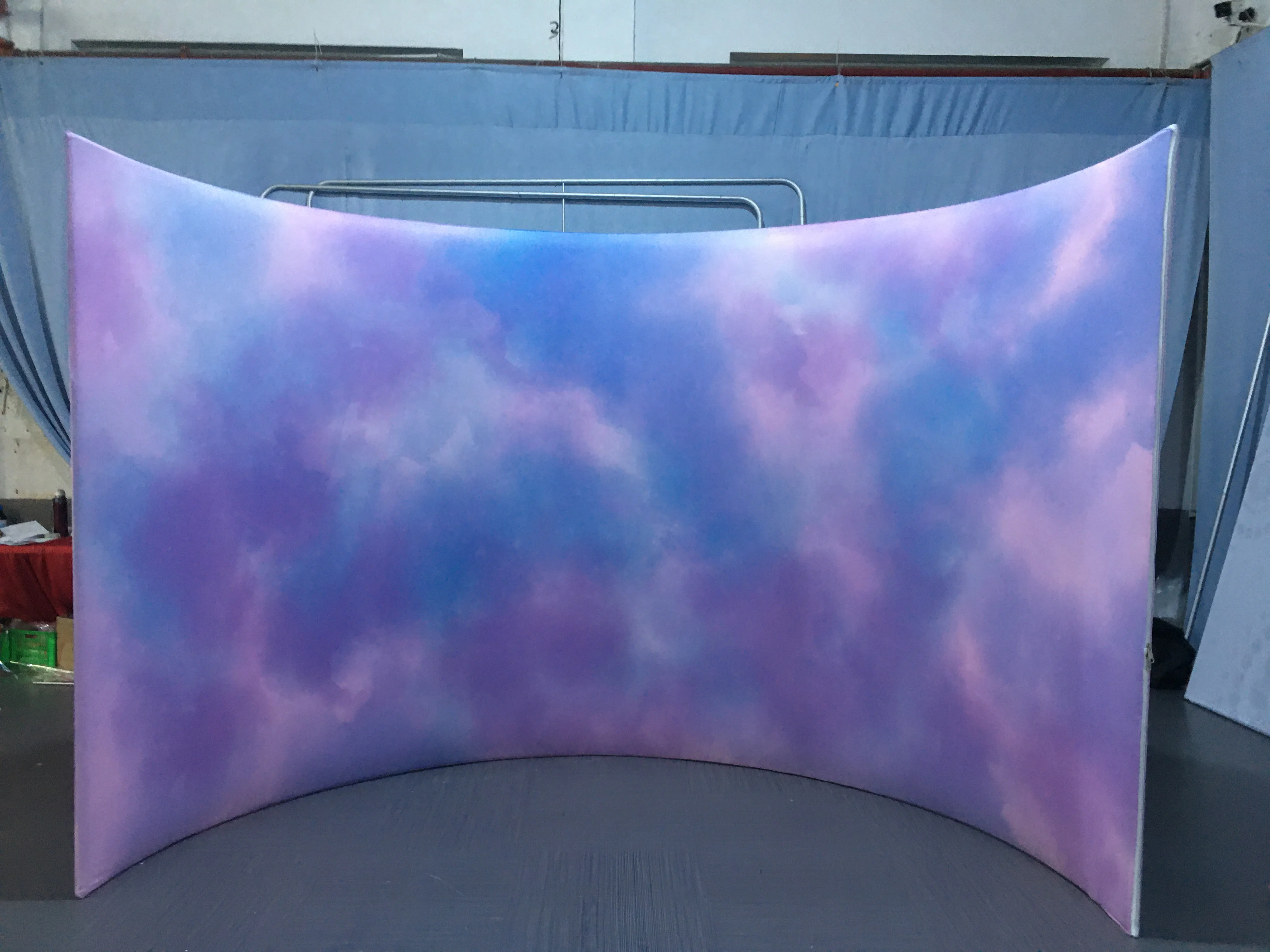 Tfs Backdrop Trade Show Backdrop - Portable Tension Fabric Display Aluminium Stand ...