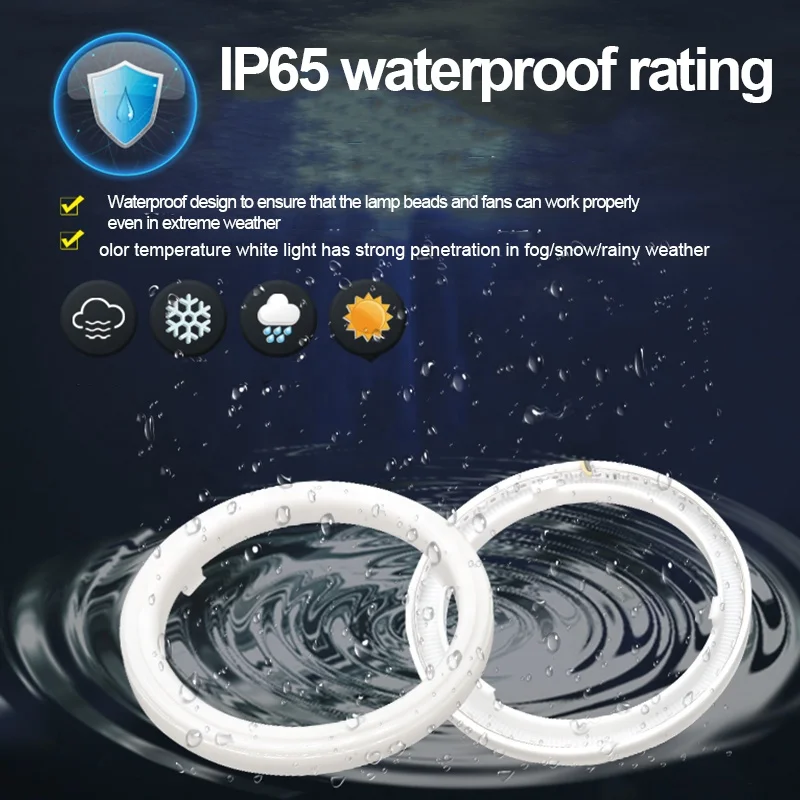 Universal 80MM App Control LED Angel Eyes Circle Halo Rings Fog Lamps RGB Car Ring Light Angel Eyes Led Headlight Rgb Fog Lights