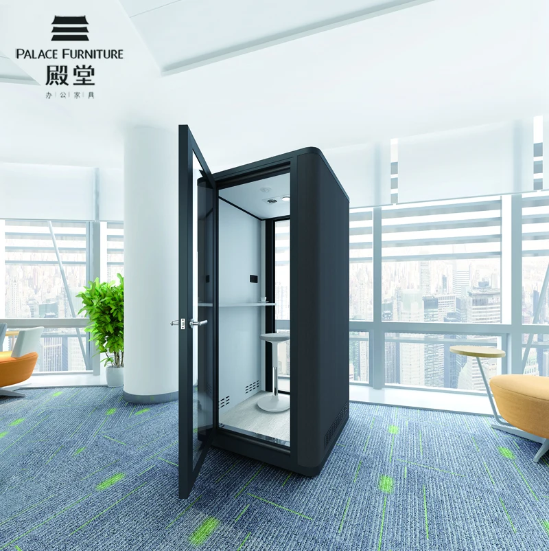 Movable Portable Private Sound Proof Working Cabin Acoustic Cabine Office Pods Phone Booth Small Soundproof Booth
