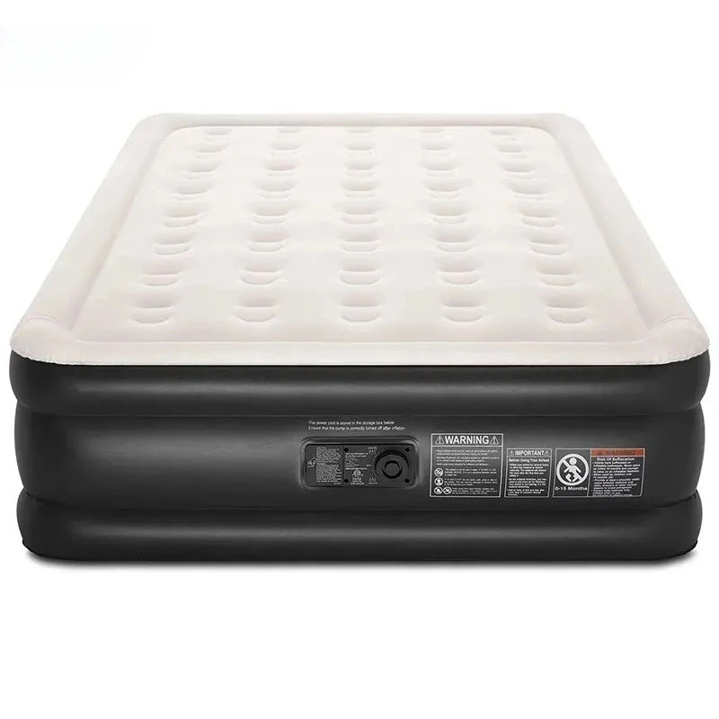 Wholesale Single Or Double Inflatable Sleeping Air Mattress Bed Raised