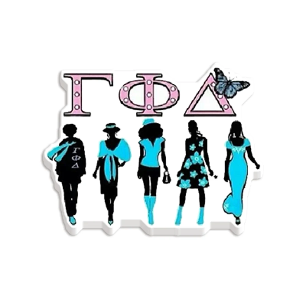 Gamma Phi Delta Sorority Logo Flat Back Pendants for Resin, image size:1001x1001