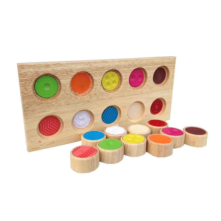Colorful Tactile Matching Maze Toy Soft Touch Textures Matching Game Toy