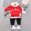 Letter hoodies red