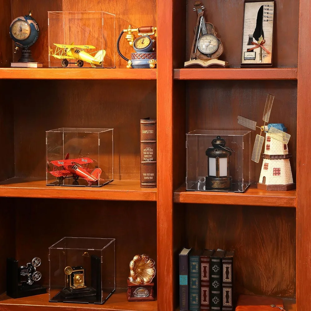 Clear Acrylic Display Case for Collectibles Self Assembly Acrylic ...