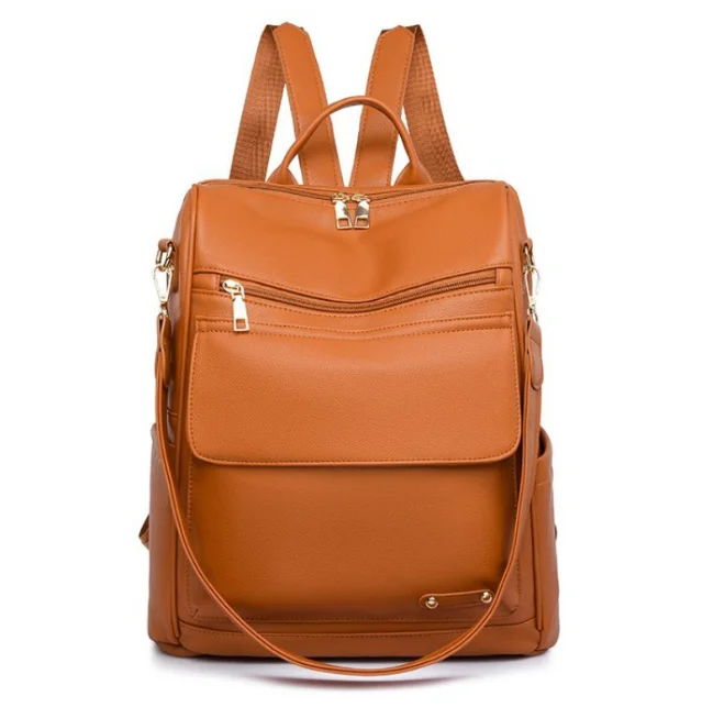 Sac a dos tendance en tissu Oxford grande capacite avec fermeture eclair antivol pour et aperçu 4