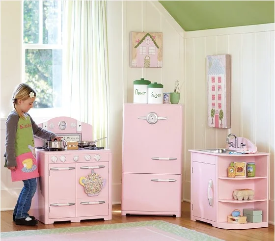 New Customize 3 Piece Set Educational Toy Pretend Play Wooden Children Kitchen Toy Set