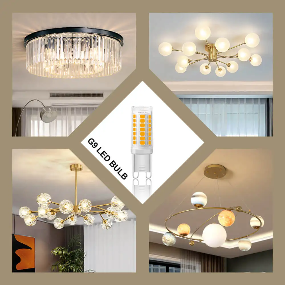 Focos 110V LED Bulbs 7W Capsule Lampada Pricelist G9 LED 220V