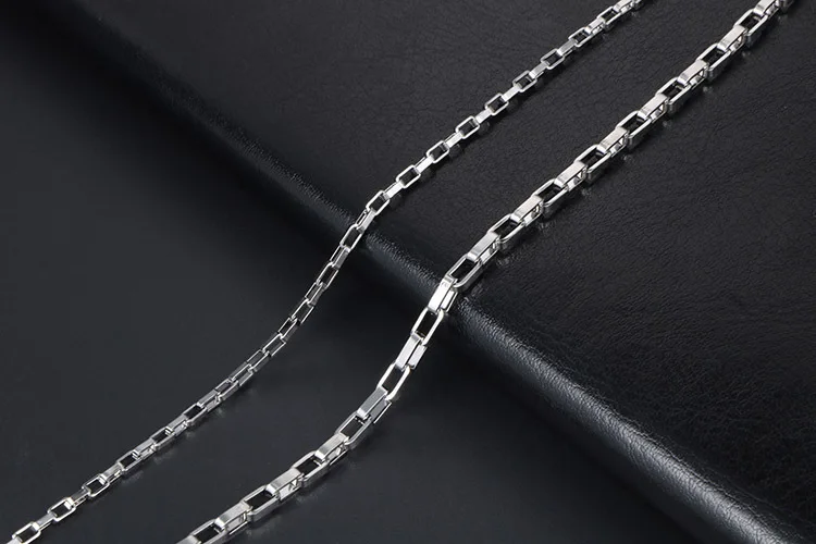 1.5mm 2mm 2.5mm 3mm Wide Silver/gold Jewelry Meter stainless steel necklace Long Box chain for jewelry making