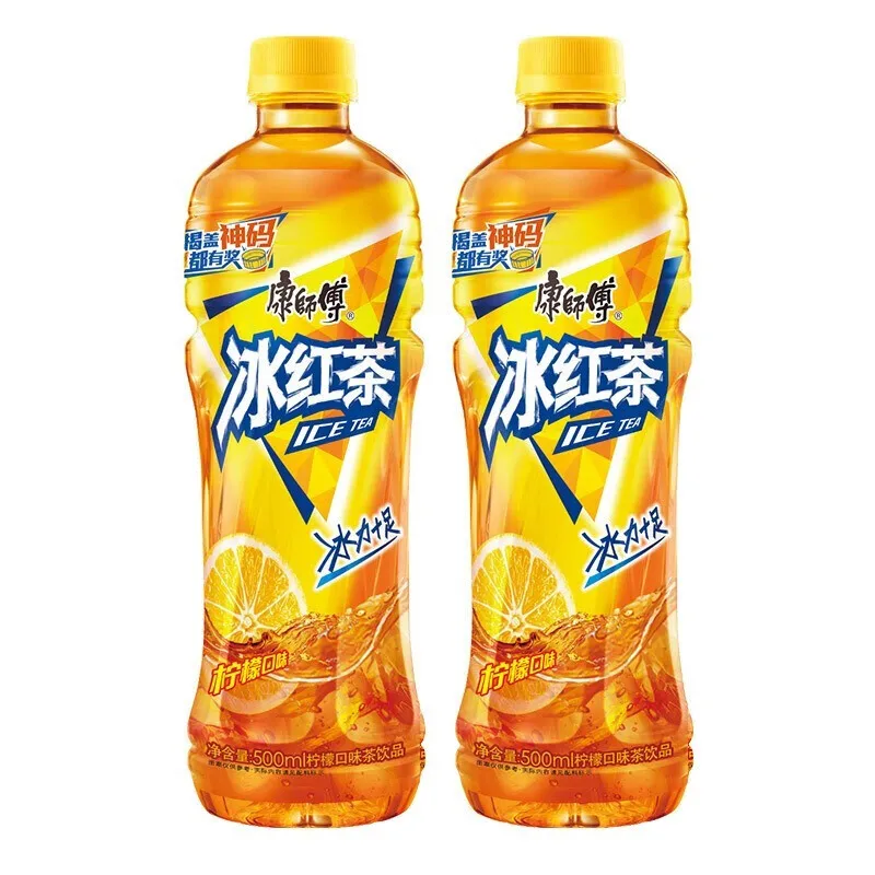 Master Kong Iced Black Tea Drinks 500ml Lemon Flavored Wholesale ...