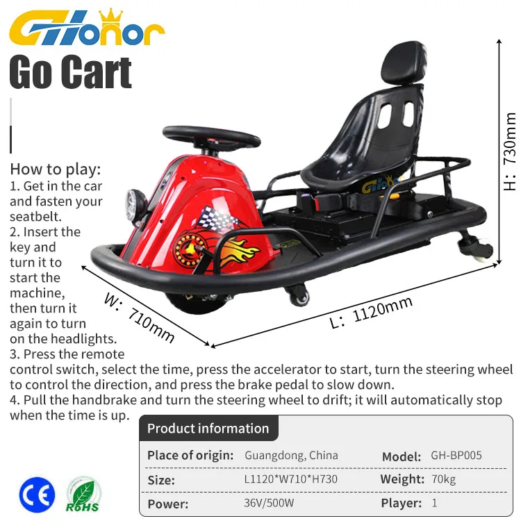 Wholesale New Mini Drift Kart - Fun Remote Control Go Kart