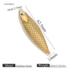 Pez de ojos dobles = 1 unidad - Dorado