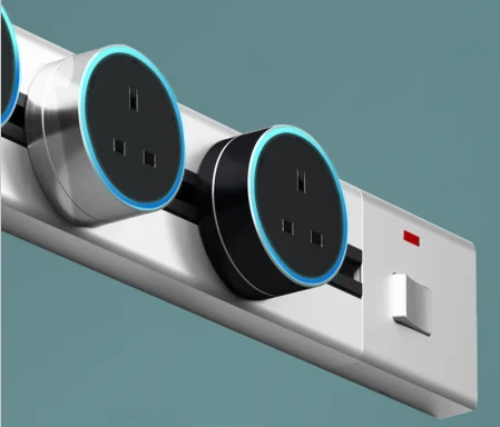 VNX Hot Selling Customized Track Socket 32A 30A 250V Wall Mounted Track Socket for Home Office