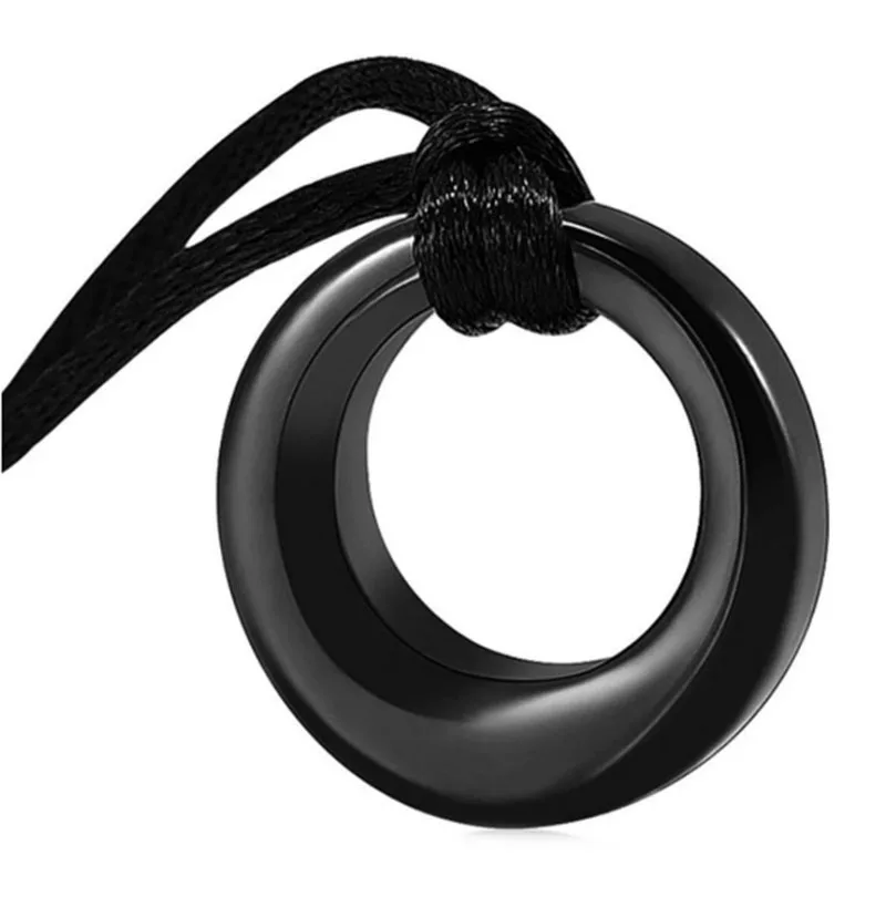 Stainless Steel Cremation Urn Necklace for Ashes Circle of Life Memorial Pendant Jewelry gift for Women Adjustable Rope Chain