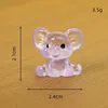 Elefante seduto luminoso-viola