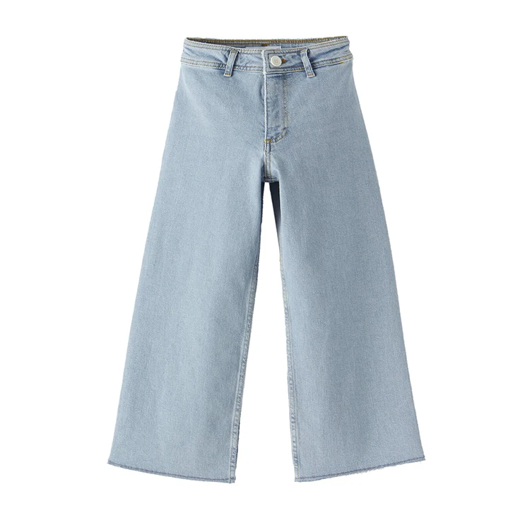 Pantalones Vaqueros De Pierna Ancha Para Niños,Vaqueros Azules De Calidad  Suave,Vaqueros De Moda Para Bebés,2021 - Buy Casual Jeans Sueltos,Moda Bebé  Niña Pantalones Vaqueros,Pantalones Para Niñas Product on Alibaba.com