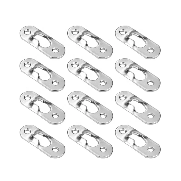 Single Keyhole Picture Frame Hangers Hanging Plate Hardware Tool Hooks