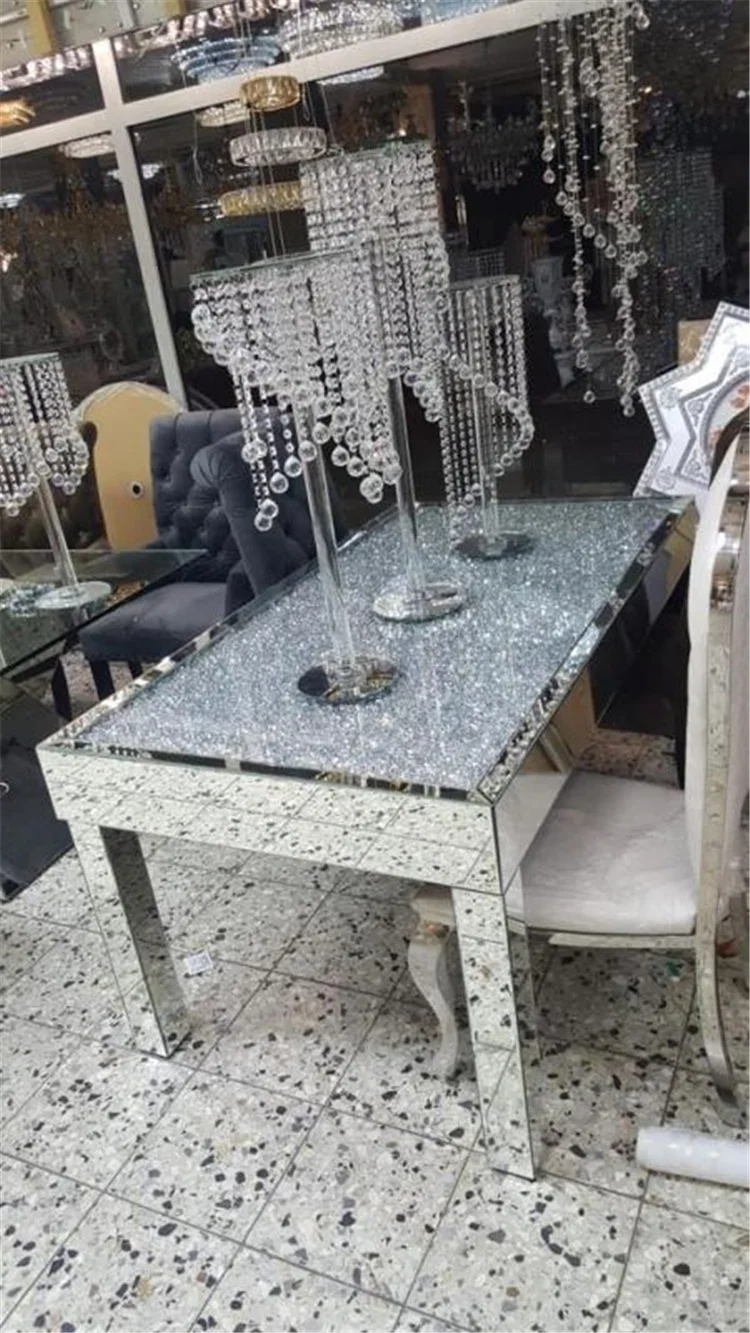 Alibaba Crushed Diamond Dining Table Set Alibaba Marble Table