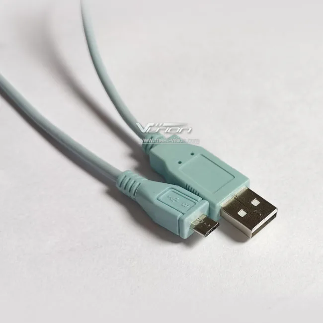 C1111-4P USBコンソールケーブル 6FT マイクロUSB スカイブルー