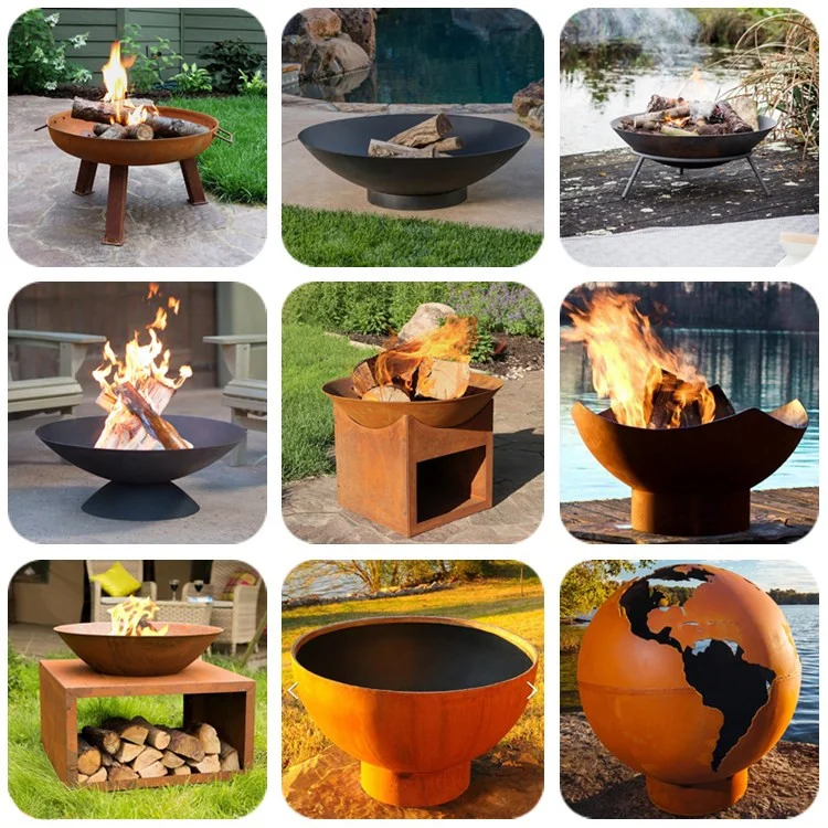 Metal Fire Pit With Grill Metal Fire Pit With Grill