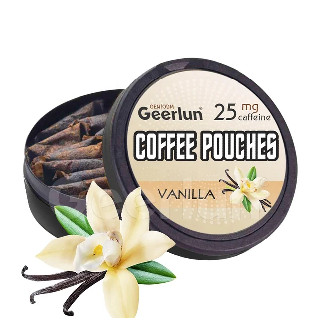Factory Direct Supply Nootropic Caffeine Pouches Natural Energy Boost Promotes Gum Health Coffee Pouches